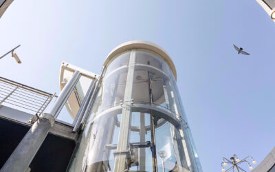 Runder Aufzug mit Stil für innen & außen