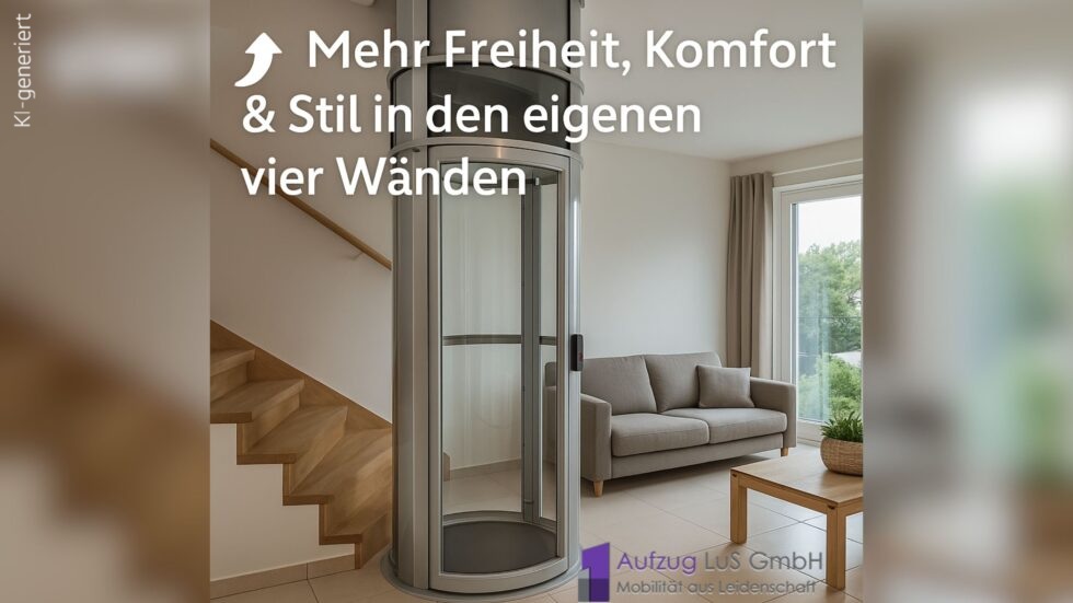 Mehr Freiheit & Wohnkomfort: Vakuumaufzug Lilienthal bringt Bewegung ins Zuhause