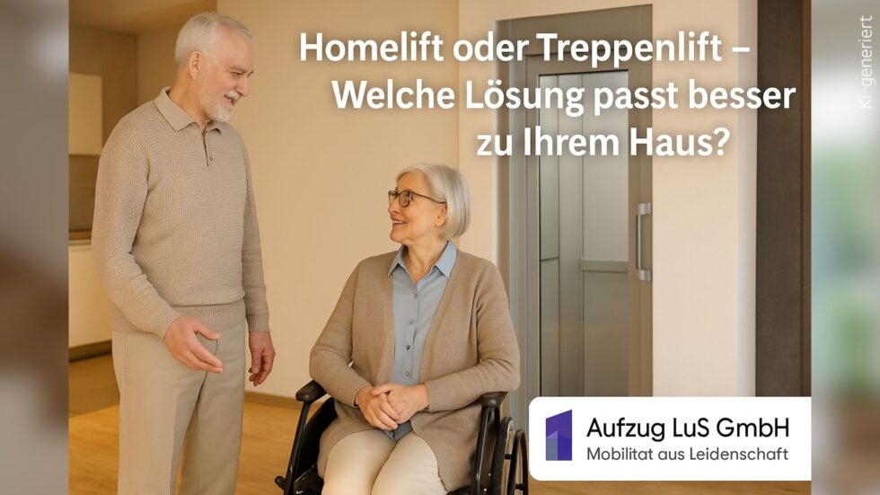 Homelift oder Treppenlift: Welche Lösung passt besser zu Ihrem Haus?