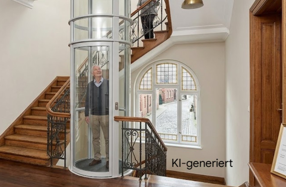 Homelift ohne Schacht im Altbau: Kosten, Machbarkeit & Statik